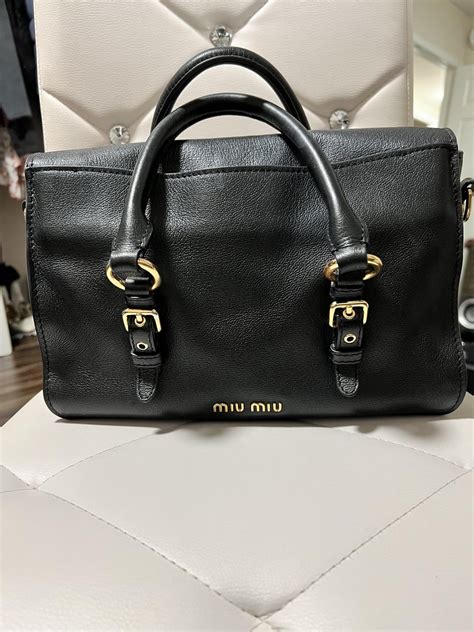 miu miu coffer fake|how to identify miu miou bags.